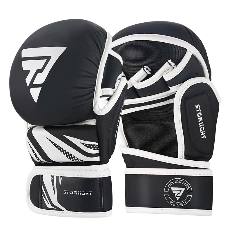 Guantes de MMA – Palma Abierta, Protección de Nudillos y Máximo Agarre