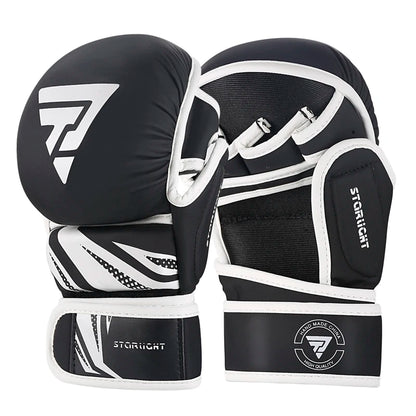 Guantes de MMA – Palma Abierta, Protección de Nudillos y Máximo Agarre
